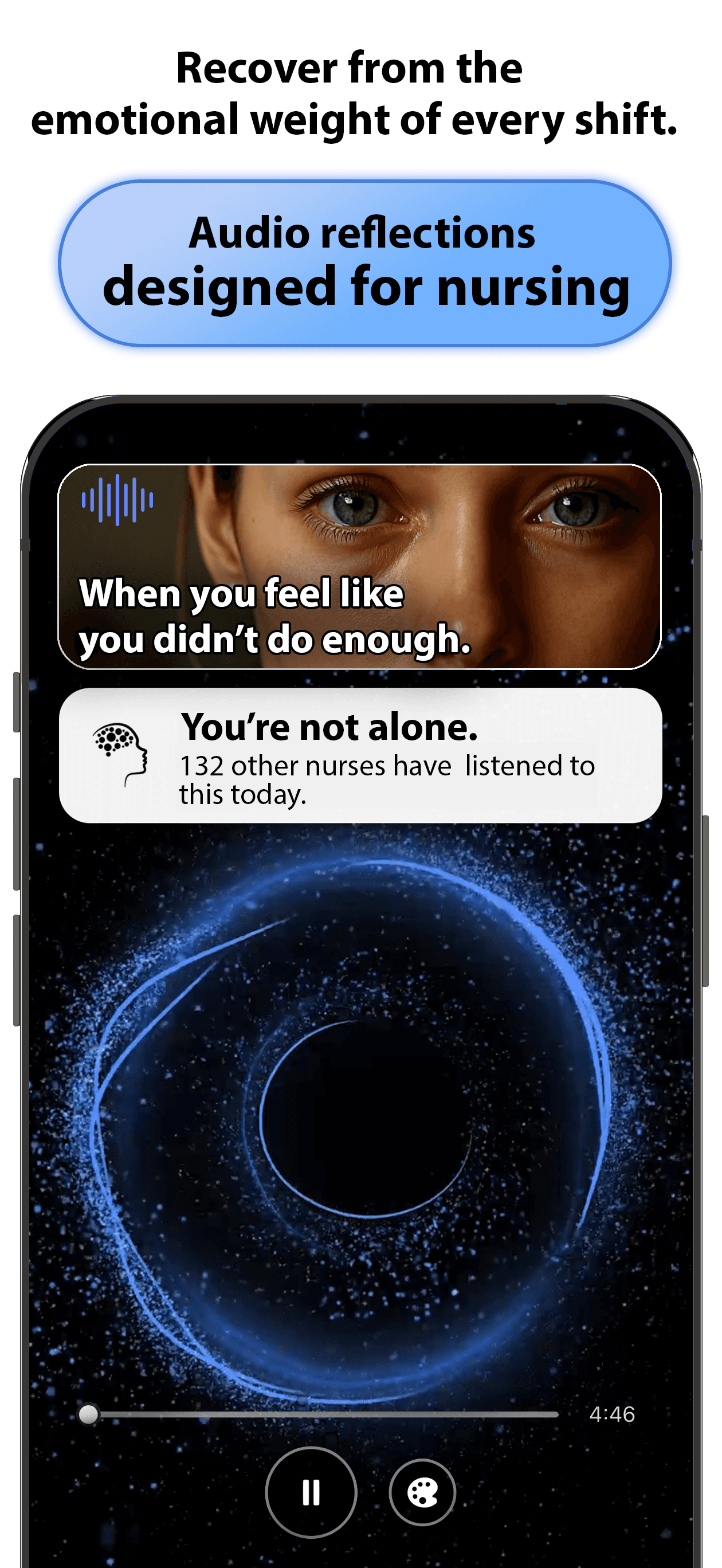 Audio reflections screenshot