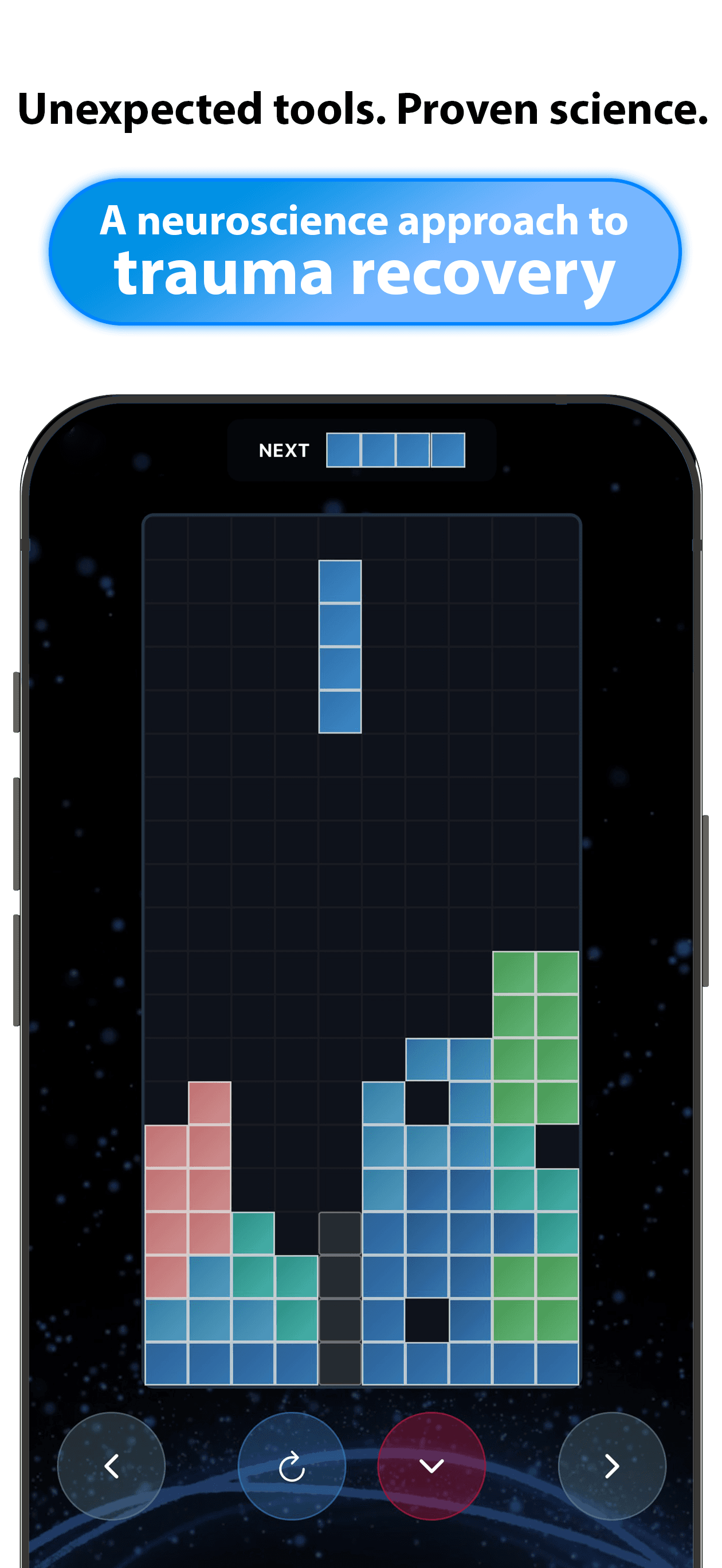 Tetris intervention screenshot